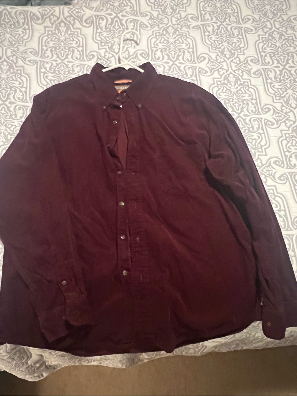 G.H. Bass & Co. Men's Button-Down Shirt - Burgundy